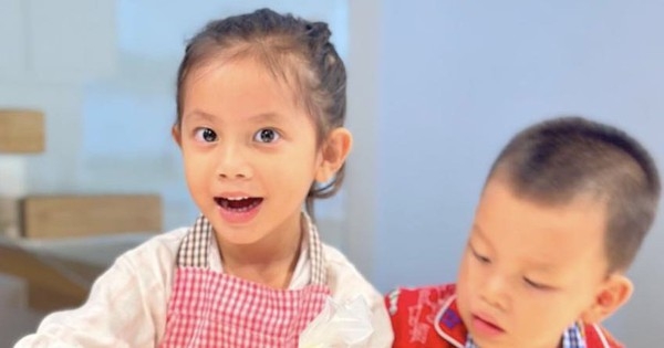 Chẳng cần iPad, điện thoại, Lisa và Leon nhà Hà Hồ ngoan ngoãn đợi mẹ, chi tiết trên bàn ai cũng khen mẹ dạy khéo
