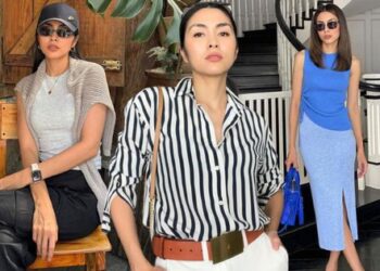 Tham khảo Tăng Thanh Hà cách mặc 3 mẫu áo cơ bản của mùa hè