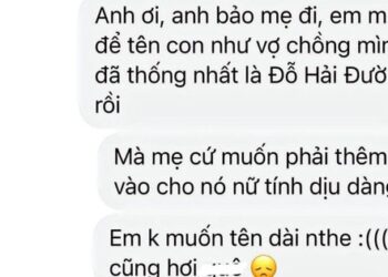 Vợ cầu cứu chồng vì bà nội muốn thêm “Thị” vào tên cháu, năn nỉ hết lời nhưng nhận về câu trả lời đắng cay