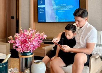 Ly Kute tận hưởng chuyến nghỉ dưỡng trong thai kỳ, chi tiết nhỏ hé lộ mối quan hệ giữa chồng mới và con trai riêng
