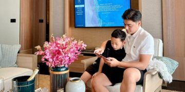 Ly Kute tận hưởng chuyến nghỉ dưỡng trong thai kỳ, chi tiết nhỏ hé lộ mối quan hệ giữa chồng mới và con trai riêng