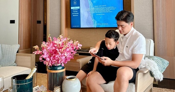 Ly Kute tận hưởng chuyến nghỉ dưỡng trong thai kỳ, chi tiết nhỏ hé lộ mối quan hệ giữa chồng mới và con trai riêng
