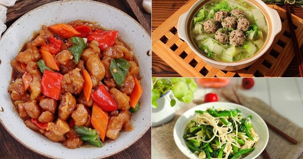 Gợi ý thực đơn 3 món dễ làm ngon miệng cho bữa tối thêm đậm đà hấp dẫn