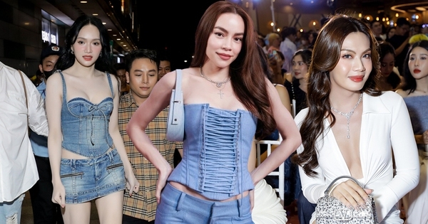 Dàn sao Vbiz đọ sắc với đồ jean: Hà Hồ sexy “đốt mắt”, Hương Giang xuất hiện với làn da trắng phát sáng