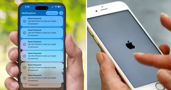 Người dùng iPhone có thể mất tài khoản khi nhận thông báo đặt lại mật khẩu Apple ID