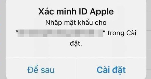 Bảng thông báo này của iPhone khiến người Việt hoang mang: “Nếu bấm nút này, bạn sẽ mất tài khoản ngân hàng”