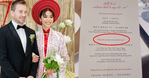 “Nóng hổi” menu tiệc cưới Minh Tú: Đồ ăn ngon nhưng xuất hiện 1 chi tiết đặc biệt khiến ai cũng bật cười