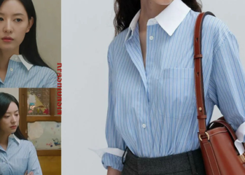 Kim Ji Won diện sơ mi xanh thanh lịch và sang quá đỗi, ngắm xong kiểu gì nàng cũng muốn sắm theo