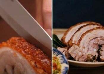 Cách làm heo quay lá mắc mật, ăn là mê