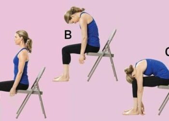 5 động tác tập với ghế giúp đốt cháy mỡ bụng hiệu quả