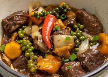 Cách làm bò kho tiêu đơn giản tại nhà