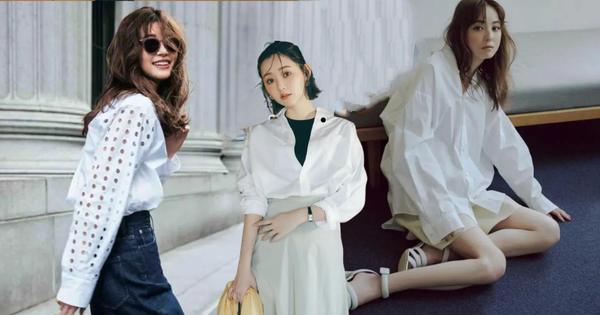 Hè này đừng quên sắm một chiếc sơ mi trắng, đi đâu diện cũng xinh yêu hết nấc