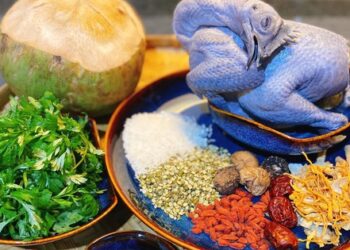 Tăng sức đề kháng với gà ác tần thuốc bắc