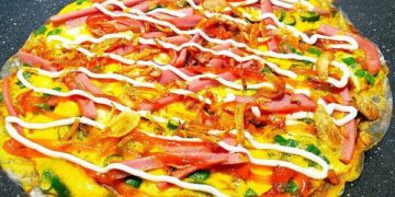 Cách làm bánh tráng nướng bằng chảo thơm ngon, giòn rụm