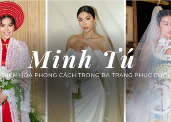 Minh Tú biến hóa từ đồ cưới thập niên 70 đến tương lai phóng khoáng và quyến rũ