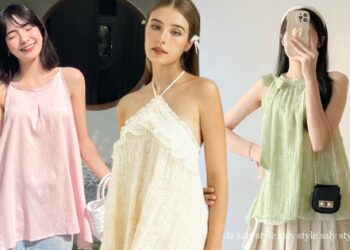 8 mẫu áo yếm xinh xắn và sang chảnh giá từ 100k