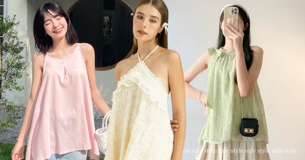 8 mẫu áo yếm xinh xắn và sang chảnh giá từ 100k
