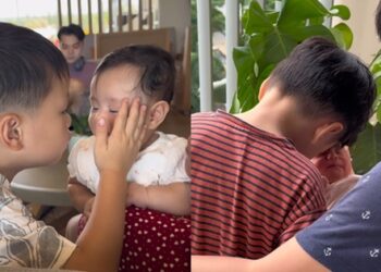 Bé trai nước mắt giàn giụa “con không thích em gái, mẹ đẻ em trai đi” và cái kết khiến mẹ bật khóc