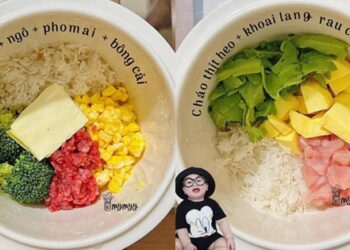 16 ngày chẳng trùng món nhờ công thức nấu cháo hạt dinh dưỡng cho mẹ từ nồi nấu chậm, bé 8 tháng tuổi siêu mê