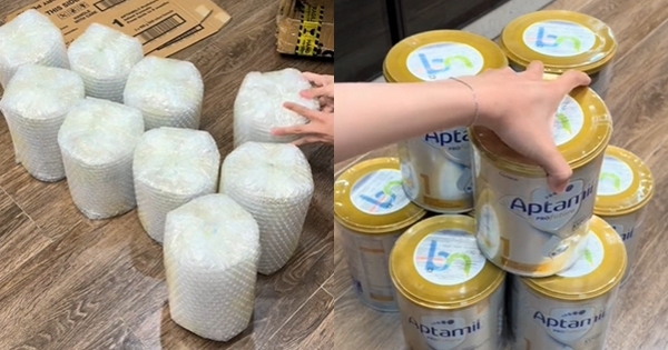 Bay 10 triệu trong nốt nhạc sắm Aptamil cho con, tính sương sương chỉ hơn tháng là hết, đúng là sữa hệ con nhà giàu!