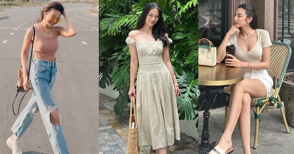 10 cách mặc trang phục màu be nhẹ mát trong mùa hè