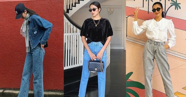 Tham khảo Tăng Thanh Hà 10 cách mặc quần jeans ống đứng sành điệu suốt 4 mùa