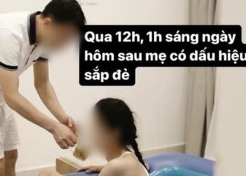 Mẹ bỉm khoe clip tự đẻ thường trong bể bơi bằng phao tại nhà gây tranh cãi gay gắt