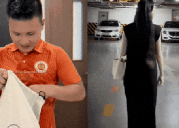 Quang Hải “unbox” túi Hermes hơn trăm triệu tặng Chu Thanh Huyền, lái Mercedes đưa vợ bầu đi ăn sáng
