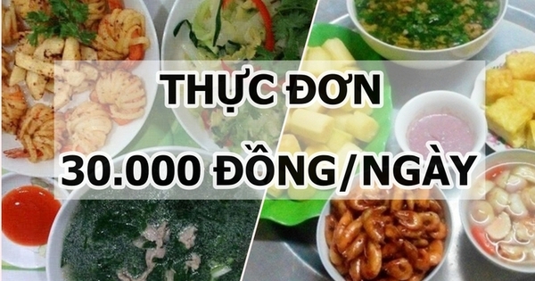 Gợi ý thực đơn 30.000 đồng/ngày cho những người có tài chính eo hẹp