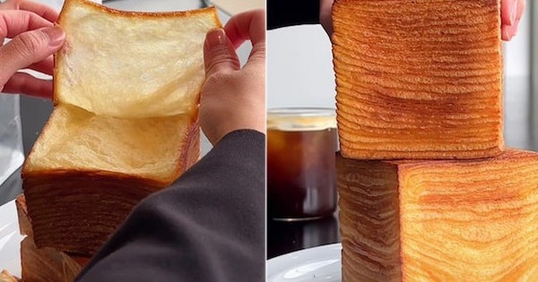 Xuất hiện loại bánh mì mỏng như tờ giấy ăn, dân mạng rần rần thích thú: “Chưa bao giờ tôi muốn ăn khăn giấy đến thế”!