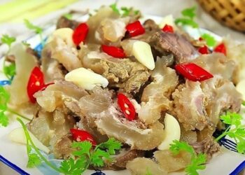 Cách làm gân bò ngâm chua ngọt giòn ngon đưa cơm