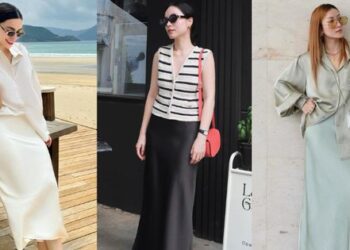 Chân váy suông đang “phủ sóng” phong cách của các mỹ nhân Việt