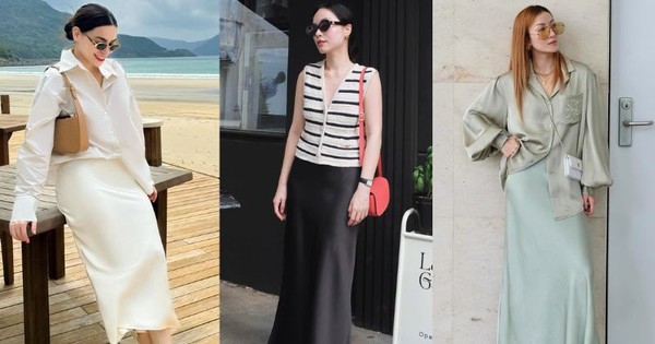Chân váy suông đang “phủ sóng” phong cách của các mỹ nhân Việt