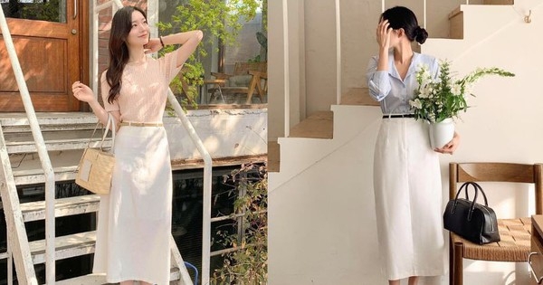 Nếu thường xuyên đi giày bệt, bạn hãy diện 4 kiểu chân váy để tôn dáng hiệu quả