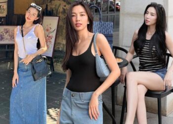 Thùy Tiên gợi ý 10 cách mặc áo hai dây sang xịn mịn từ dạo phố tới đi du lịch