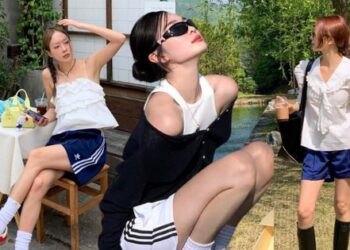 Quần short adidas đang phá đảo Instagram gái Hàn, giờ ai không mua là trễ trend!