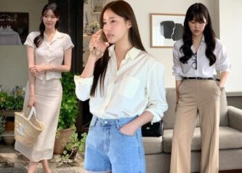 Tự tin mặc đẹp với 4 cách diện áo sơ mi trắng sành điệu