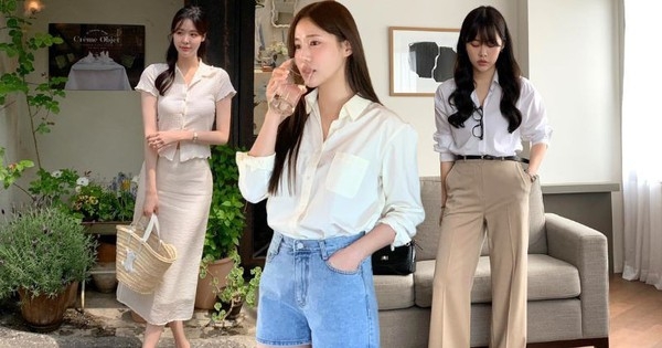Tự tin mặc đẹp với 4 cách diện áo sơ mi trắng sành điệu