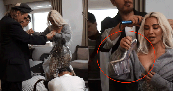“Nỗi khổ” của Kim Kardashian tại Met Gala: Nói thều thào vì bộ đầm bó chặt cơ thể