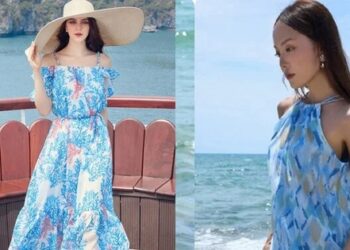 Những mẫu đầm họa tiết, bay bổng cho nàng diện đi biển mùa hè