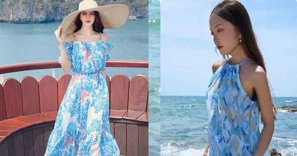 Những mẫu đầm họa tiết, bay bổng cho nàng diện đi biển mùa hè