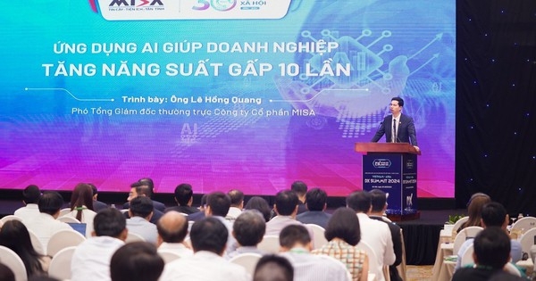 Ứng dụng AI giúp doanh nghiệp gia tăng năng suất gấp 10 lần