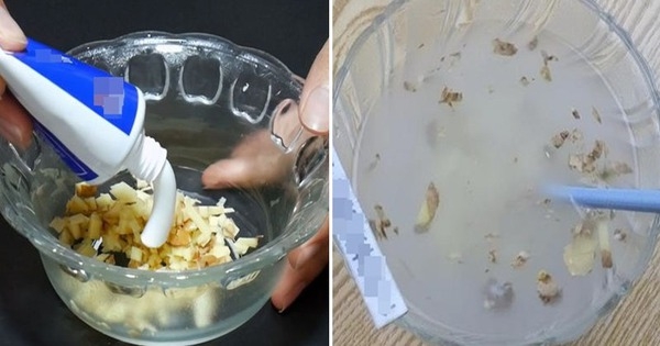 Hôm nay tôi mới biết cho kem đánh răng vào nước gừng lại “thần kỳ” đến vậy