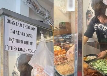 Xuất hiện quán ăn dán hẳn thông báo “ưu tiên khách ngoài” khiến dân mạng bức xúc: “Shipper không phải là khách à”?