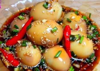 Cách làm món trứng ngâm tương siêu đơn giản tại nhà