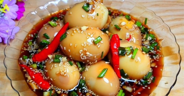 Cách làm món trứng ngâm tương siêu đơn giản tại nhà