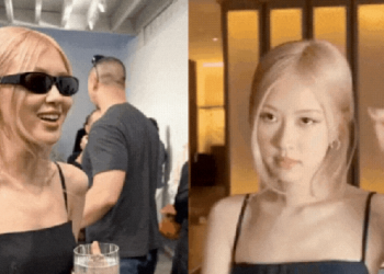 Rosé được chuyên gia trang điểm gốc Việt makeup siêu xinh nhưng đi event lại đeo kính