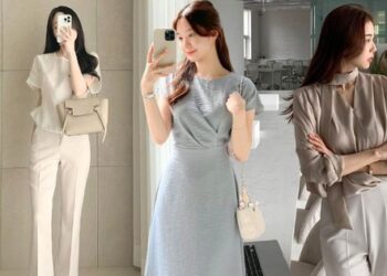 10 set đồ công sở dành cho nàng yêu thích phong cách tối giản