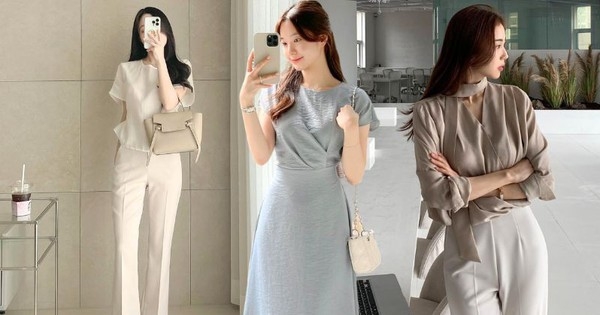 10 set đồ công sở dành cho nàng yêu thích phong cách tối giản