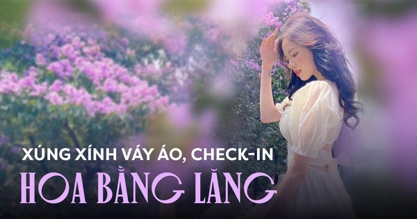 Check-in chuẩn “nàng thơ” cùng hoa bằng lăng: Diện váy áo thế nào để cứ giơ máy lên là có ảnh đẹp?